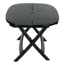Ver imagem 2 de Mesa Dobrável de Plástico Resistente Prática Barata Cor:preta