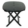 Mesa Dobrável de Plástico Resistente Prática Barata Cor:preta - 2