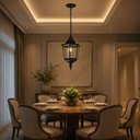 Ver imagem 2 de Luminária Pendente Teto Preta Dital Heritage Sala Estar Jantar Cozinha Varanda Quarto Iluminação