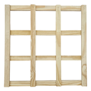 Ver imagem 3 de Kit 4 Treliças Jardim Vertical Pinus 50x50 Cm Natural