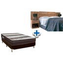Ver imagem 1 de Cama Box Casal CRC + Colchão Ortopédico Light Ortobom + Cabeceira Plus Atacama
