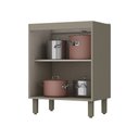 Ver imagem 2 de Balcão para Cozinha sem Tampo 03 Gavetas 60 cm Évelin