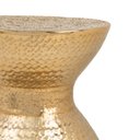 Ver imagem 2 de Mesa de Apoio Decorativa em Metal Dourado 40cm 22028 Mart