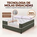 Ver imagem 4 de Colchão Casal Molas Ensacadas Ibiza + Base 138x188x61 Bom Pastor Verde