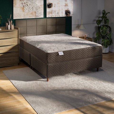 Colchão para Cama Queen de Molas Ensacadas Macio D-26 158x198x26cm Florian