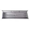 Ver imagem 2 de Lavatório Coletivo com Bancada para 2 Torneiras 1,00m - Construinox