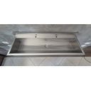 Ver imagem 5 de Lavatório Coletivo com Bancada para 2 Torneiras 1,00m - Construinox