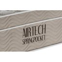 Ver imagem 7 de Cama Box com Baú Reforçado Colchão Airtech Queen Molas Ensacadas Ortobom 158x198 Bege