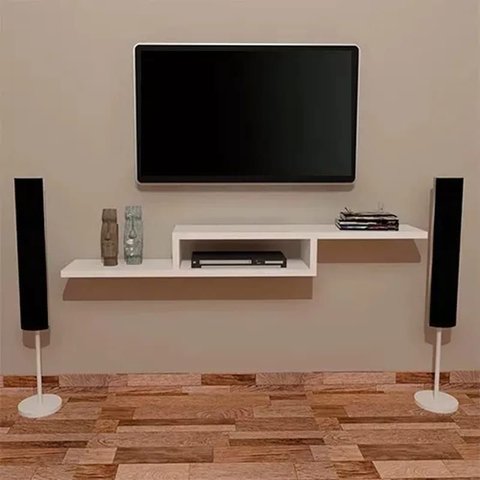 Rack Suspenso para Tv Prateleira Sala Quarto Escritório