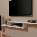 Ver imagem 3 de Rack Suspenso para Tv Prateleira Sala Quarto Escritório