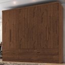 Ver imagem 2 de Guarda Roupa Casal 6 Portas 6 Gavetas Mari 230 cm Jacaranda Zanz