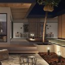 Ver imagem 3 de Poste Balizador Germany Garten 50cm E27 Bivolt Preto Fosco