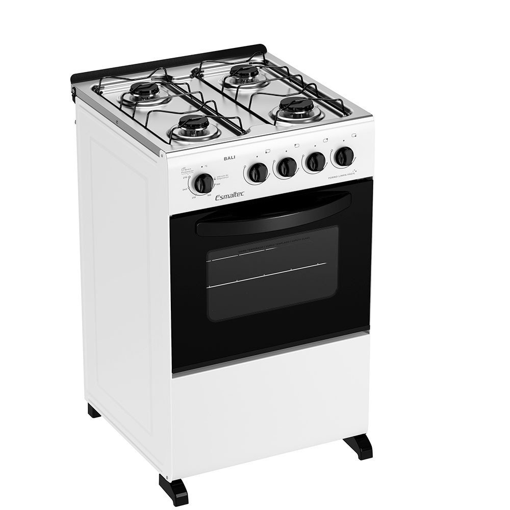 Fogão Bali 4 Bocas com Mesa Inox 4111 Esmaltec - 2