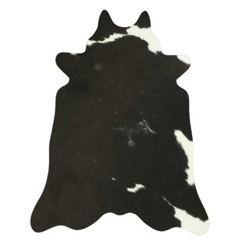 Tapete Couro de Boi - Baby Cow Preto e Branco - 240919103205