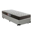 Ver imagem 1 de Cama Box Solteiro Colchão Mola Bonnel Belos Sonhos + Box Suede 60x88x188 Marrom