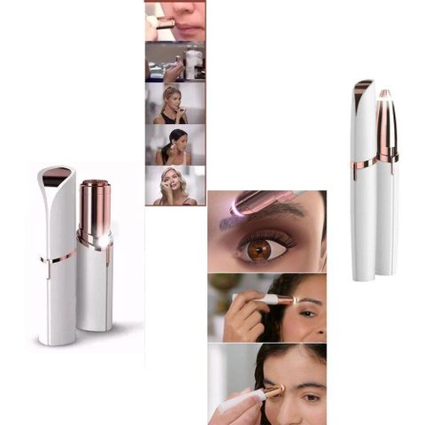 Kit 2 Depilador Batom Sobrancelha e Depilador Buço Aparador .caneta Usb + Baton Usb