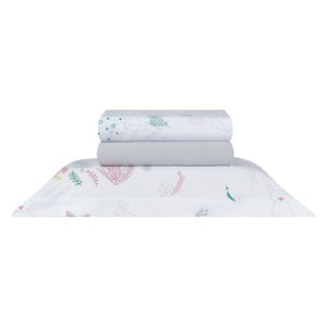 Jogo de Cama Casal Juvenil Malha Premium | Naturalle - Origami