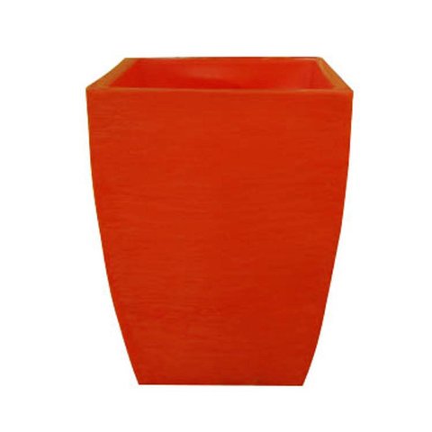 Vaso Planta 45x35 Moderno Trapézio Polietileno - LARANJA SUNSET 010