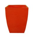 Ver imagem 1 de Vaso Planta 45x35 Moderno Trapézio Polietileno - LARANJA SUNSET 010