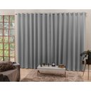 Ver imagem 5 de Cortina 5,00x2,60 Sala Quarto Cozinha Voil Forro Blackout:cinza