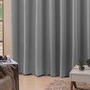 Ver imagem 3 de Cortina 5,00x2,60 Sala Quarto Cozinha Voil Forro Blackout:cinza