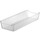Ver imagem 1 de Organizador de Gavetas 12,5x34cm Plástico Uz Acessórios Maquiagens Penteadeira Transparente
