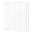Ver imagem 3 de Guarda Roupa 4 Portas e Cômoda Gaveteiro Tutto New Branco Acetinado - Matic