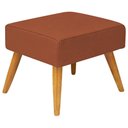 Ver imagem 7 de Poltrona de Amamentação Balanço e Puff Aurora Bouclé Terracota