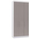 Ver imagem 1 de Guarda Roupa Modulado 101,50cm 3 Portas Alpes Luciane Móveis