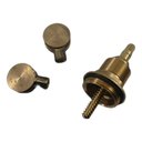 Ver imagem 2 de Kit Bujão Registro de Gaveta Docolbase 3/4'' com Dois Modelos de Gaveta 01277700 Docol
