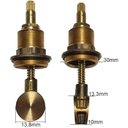 Ver imagem 3 de Kit Bujão Registro de Gaveta Docolbase 3/4'' com Dois Modelos de Gaveta 01277700 Docol