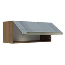 Ver imagem 6 de Armário Aéreo Madesa Lux 80 cm 1 Porta Basculante Rustic/Cinza