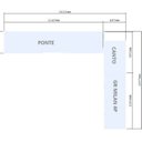 Ver imagem 4 de Guarda-roupa Modular em L 4 Portas com Cabeceira Milan
