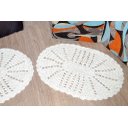 Ver imagem 2 de Par de Tapetes em Crochê Oval Liso - Amazonita Arte & Tear Par de Tapete Oval Crochê