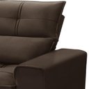 Ver imagem 6 de Sofá Retrátil Reclinável para Sala 3 Lugares 230cm Asaph F04 Veludo Marrom - Lyam Decor