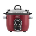 Ver imagem 1 de Panela Elétrica Multifuncional 10 Xícaras 1,8L P700V Vermelha 127V Black Decker