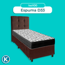 Ver imagem 4 de Kit Cabeceira + Cama Box + Colchão Solteiro D33 Iso100 Ortobom