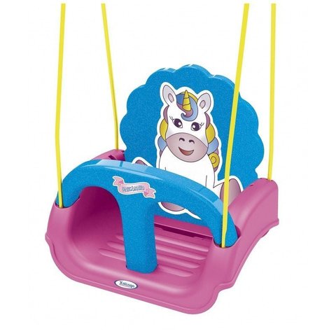 Balanço Infantil Unicórnio Rosa Ref. 0929.8 Xalingo