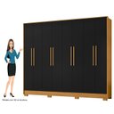Ver imagem 5 de Guarda Roupa Casal Grande Amplo 233cm para Dormitorio Premium