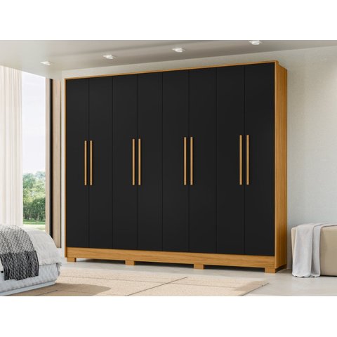 Guarda Roupa Casal Grande Amplo 233cm para Dormitorio Premium