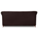 Ver imagem 5 de Sofá Living 2 Lugares 1,60m Vênus Suede Pés Castanho - Pallazio - Marrom Café