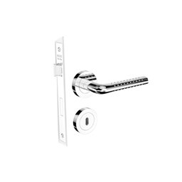 Fechadura Soprano Interna Brava Reta Cromado - 1