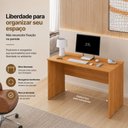 Ver imagem 4 de Escrivaninha Arizona Bancada de 115 cm e Chapa 15 mm com Revestimento Melamínico BP - Benetil