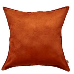 Capa de Almofada Couro Camurça Terracota 50x50cm