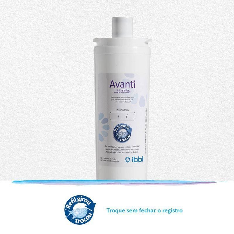 Refil Filtro Purificador de Água IBBL Avanti MIO Orignal Kit 3 Peças  - 3