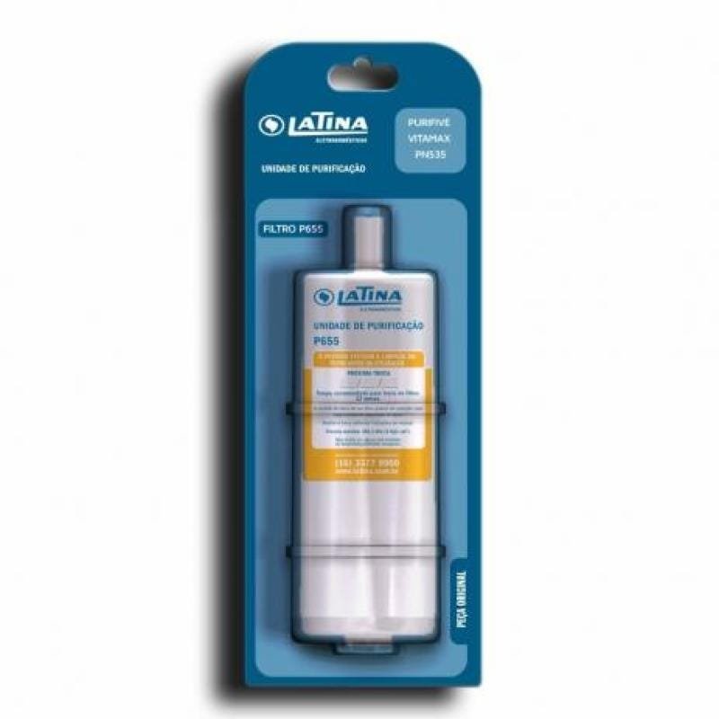 Refil Filtro Latina Original P655 Kit 4 Peças - 4