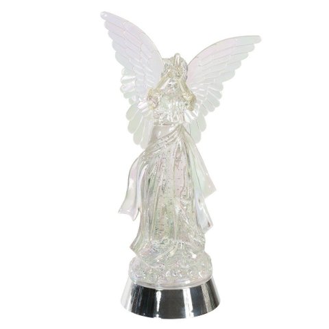 Natal Anjo Decorativo C/led 34,3x13x18,8cm Transparente