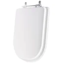 Ver imagem 4 de Assento Sanitário Poliester Antimicrobiano Vogue Plus Branco para Vaso Deca