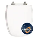 Ver imagem 1 de Assento Sanitário Poliester Antimicrobiano Monte Carlo Branco para Vaso Deca
