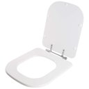 Ver imagem 3 de Assento Sanitário Poliester Antimicrobiano Quadra Branco para Vaso Deca